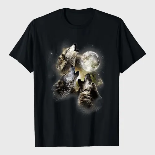 Howling At The Moon Wolf T-Shirt