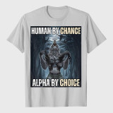 Human By Chance Alpha By Choice Wolf Ripping T-Shirt