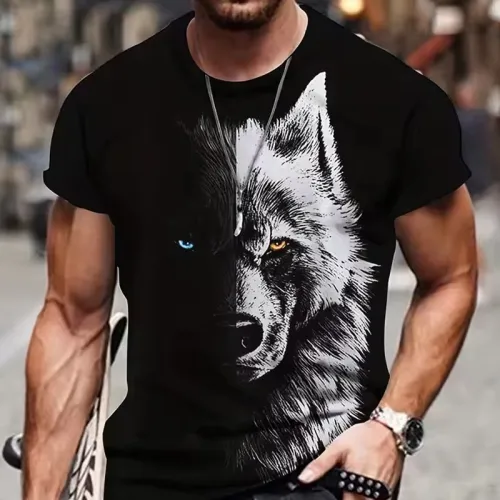 Yin Yang Wolf T-Shirt
