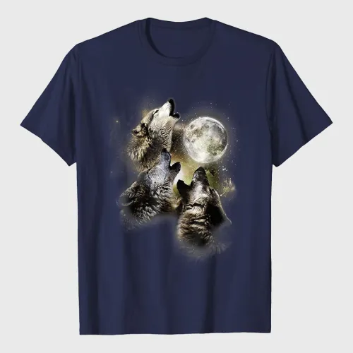 Howling At The Moon Wolf T-Shirt
