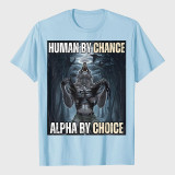 Human By Chance Alpha By Choice Wolf Ripping T-Shirt