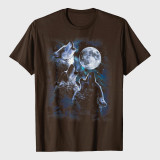 Three Wolf Howling At The Moon T-Shirt