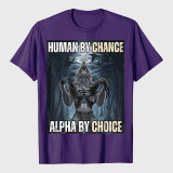 Human By Chance Alpha By Choice Wolf Ripping T-Shirt