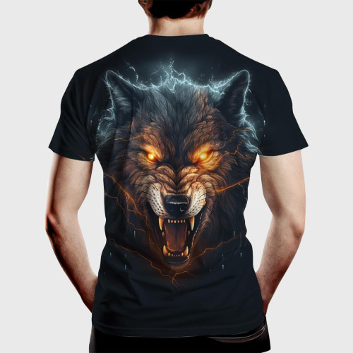 Men's Wolf Graphic T-Shirt