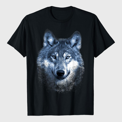 Wolf Face Portrait T-Shirt