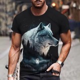 Wolf Print T-Shirt