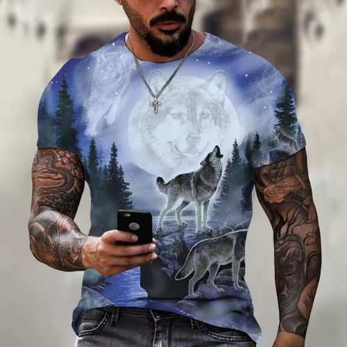 Wolf Packs Print T-Shirt