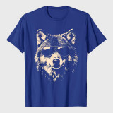 Funny Wolf Cool Rock and Roll Graphic T-Shirt