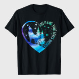 Just a Girl Who Loves Wolves T-Shirt
