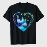 Just a Girl Who Loves Wolves T-Shirt