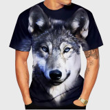 Alpha Wolf Print T-Shirt