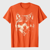 Funny Wolf Cool Rock and Roll Graphic T-Shirt