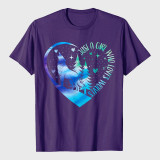 Just a Girl Who Loves Wolves T-Shirt