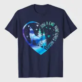 Just a Girl Who Loves Wolves T-Shirt