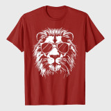 Lion Sunglasses Graphic T-Shirt