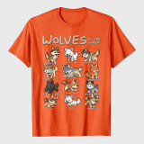 Wolves Animals Of The World Wolf Lover T-Shirt