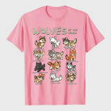 Wolves Animals Of The World Wolf Lover T-Shirt