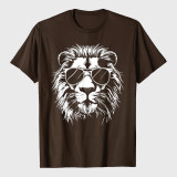 Lion Sunglasses Graphic T-Shirt