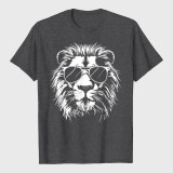 Lion Sunglasses Graphic T-Shirt