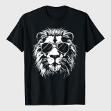 Lion Sunglasses Graphic T-Shirt