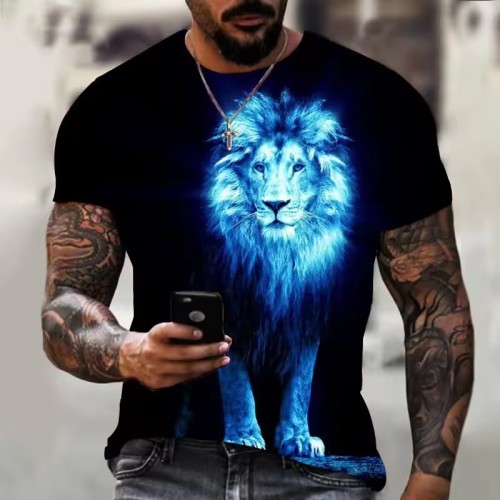 Men's Lion Graphic T-Shirt