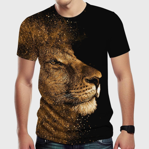 Golden Lion Black T-Shirt