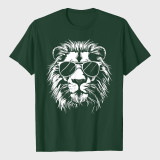 Lion Sunglasses Graphic T-Shirt