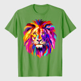 Colorful Lion Head T-Shirt