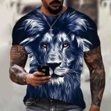 Abstract Lion Art T-Shirt
