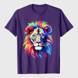 Colorful Lion Spirit Art Leo Lion T-Shirt