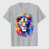 Colorful Lion Spirit Art Leo Lion T-Shirt