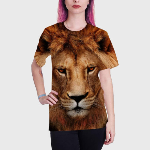 Novelty Lion Graphic T-Shirt