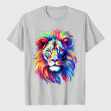 Colorful Lion Spirit Art Leo Lion T-Shirt