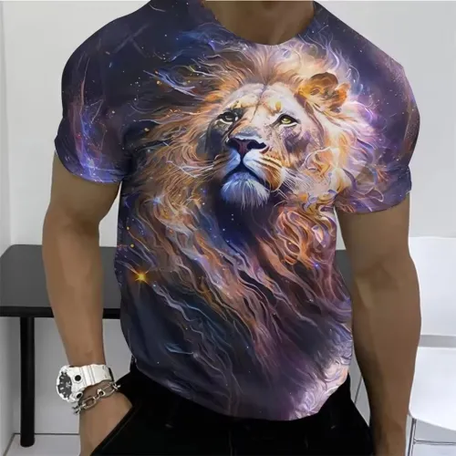 Cool Lion Galaxy T-Shirt