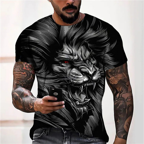 Fierce Lion Graphic T-Shirt
