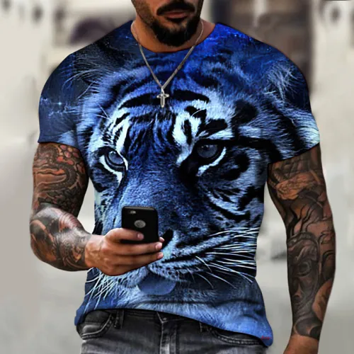 Blue Tiger T-Shirt