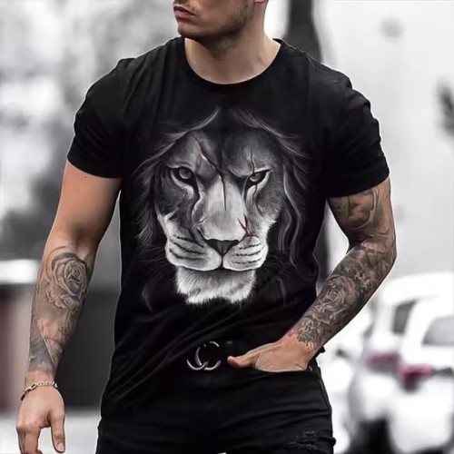 Cool Lion Graphic T-Shirt