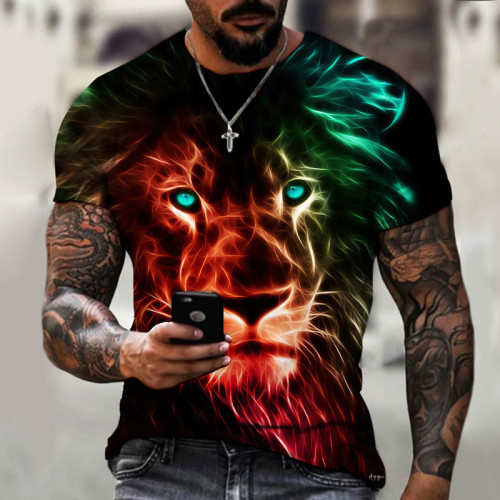 Abstract Art Lion T-Shirt