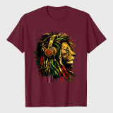 Music Headphones Lion Of Judah T-Shirt
