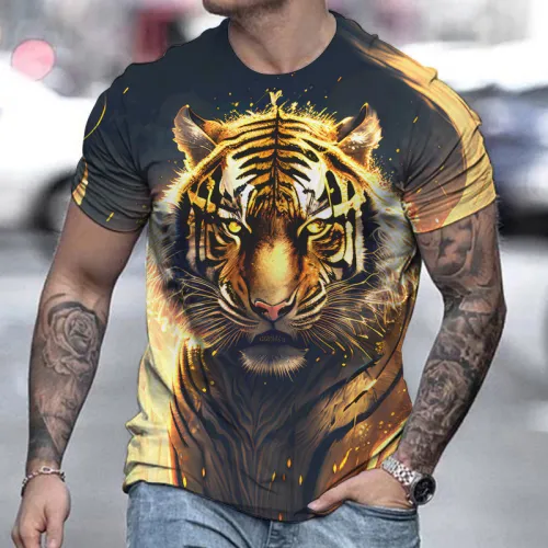 Golden Tiger King T-Shirt