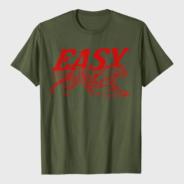 Easy Tiger Distressed Graphic T-Shirt