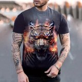 Fierce Tiger Print T-Shirt