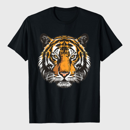 Tiger Head Graphic T-Shirt