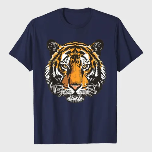 Tiger Head Graphic T-Shirt