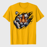 Retro Spirit Tiger Face T-Shirt