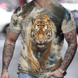 King Tiger Art Print T-Shirt