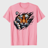 Retro Spirit Tiger Face T-Shirt