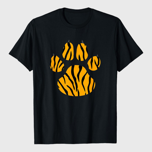 Animal Tiger Paw Print T-Shirt
