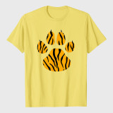 Animal Tiger Paw Print T-Shirt