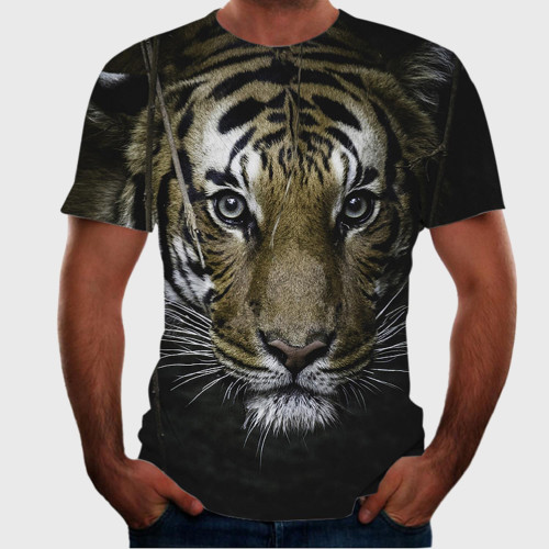Tiger Printed T-Shirt For Men